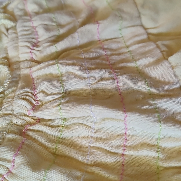 4/$10 Floral Easter Yellow Spring Outfit Dress Shirt/Pants! - Picture 7 of 11